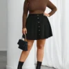 SHEIN Privé Plus Size Women's Skirt