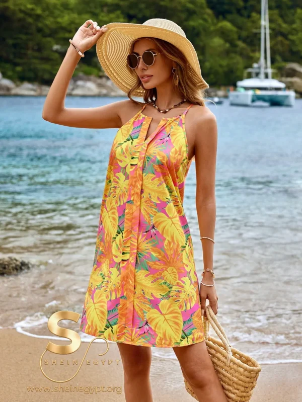 SHEIN Summer Women Beach Dress