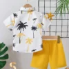 1710809557fc9160fd414e45dcb63b69ebb054e16f 2pcs Casual Beach Style Outfit