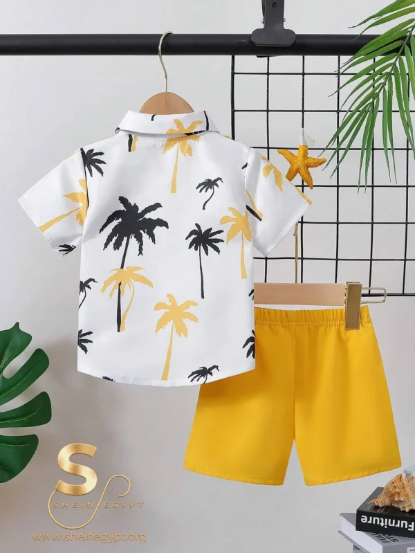 1710809557fc9160fd414e45dcb63b69ebb054e16f 2pcs Casual Beach Style Outfit