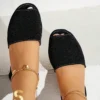 Women's Fashionable Black Peep Toe Slingback Sandals