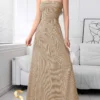 1722353770d8b748611cb55308ebb4b7ae9007bfdf Modelyn Women Elegant Strapless Zipper Back Striped Long Dress, Casual Daily Wear