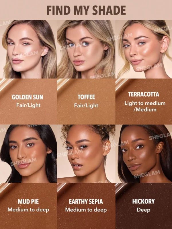 1725275482dcb0cf29c563bf1dbf71b246ecf657ce SHEGLAM Sun Beam Shimmer Liquid Bronzer