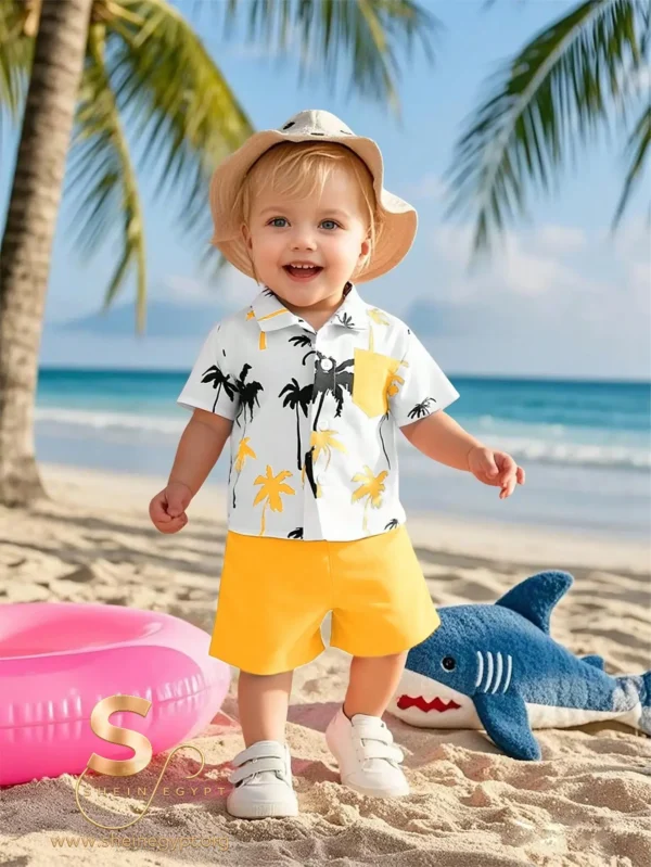 17422651246d5cf85eb35939cdd348fb2d6b57e88c 2pcs Casual Beach Style Outfit