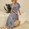 Women's dolman sleeve dress
