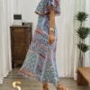 Women's dolman sleeve dress