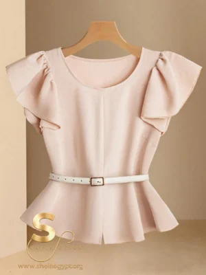 1747015204ca53be7e1c7faf1002480834bef297d8 Franclia Women's Peplum Top