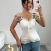 Chiquease Women Open Front Shirt