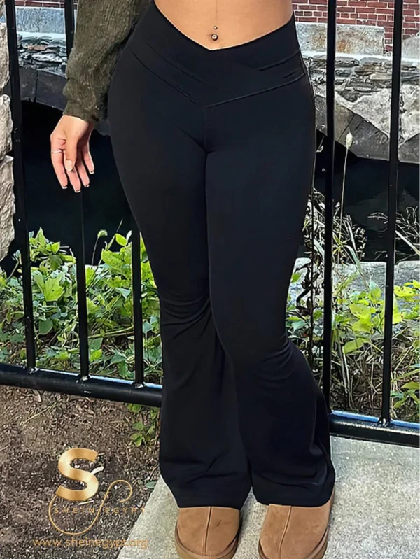 Slaydiva Plus Size Women High Waist Criss