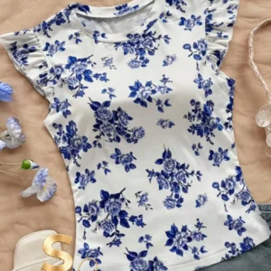 Women's Casual Round Neck Top