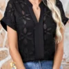 Batwing Sleeve Blouse