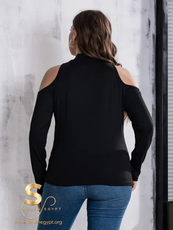 16322934320faf9de93a648e2f1d870d397e66f786_thumbnail_720x Plus Solid Half Zip Placket T-shirt