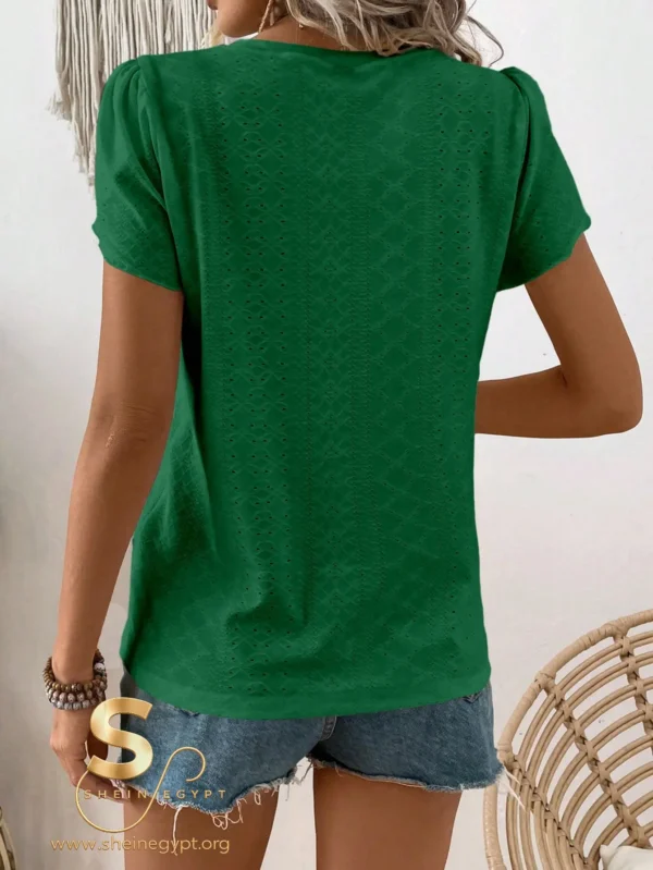 1777019777d69e603e2811c4127004689336e569d5 EMERY ROSE Round Neck Short-Sleeved T-Shirt
