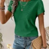 1777019782c6a32f9d2a0f844f594cc196c92013e4 EMERY ROSE Round Neck Short-Sleeved T-Shirt