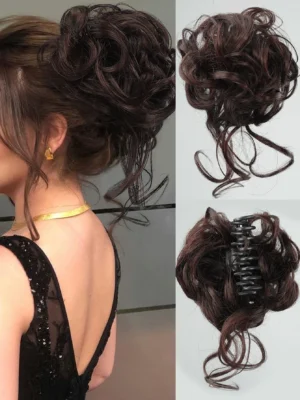 1pc Elegant Loose Bun Claw Clips