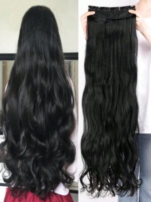 Extra Long Wavy Black Hair