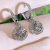 1 Pair Fashion Cubic Zirconia Teardrop Earrings