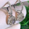 1 Pair Fashion Cubic Zirconia Teardrop Earrings
