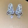 Butterfly & Teardrop Shape Dangle Earrings