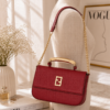 Fendi Style Top Handle Crossbody Bag