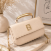 Fendi Style Top Handle Crossbody Bag