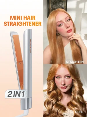 SHEGLAM HAIR مكواة فرد الشعر الصغيرة من ترافيل