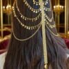 IMG-20260816-WA1294 Gold-Plated Headchain, Arabic Style Bridal Headdress, Turkish Kurdish Women Headband, Luxury Jewelry Gift, Wedding, Accessories, Hair Accessories