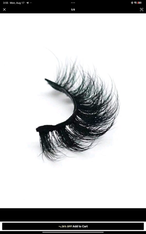 Screenshot_2026-08-17-03-55-33-147_com.zzkko Fluffy Faux Mink Strip Lashes, Dramatic Wispy Crisscross False Eyelashes, Soft Full Volume Glam Eye Lashes For Party Makeup, Reusable Easy To Apply Fake Eyelashes